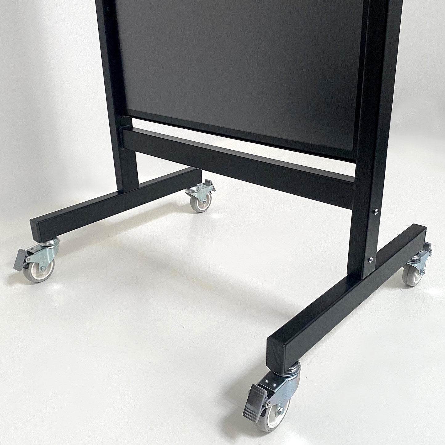 Kundenstopper Arcade, Sandwich-Schild lackierter Stahl A1 Schwarz