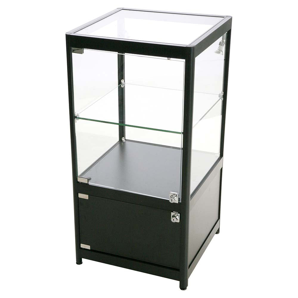 Vitrine, Showcase Counter Solo, LED-Licht, mit Schloss