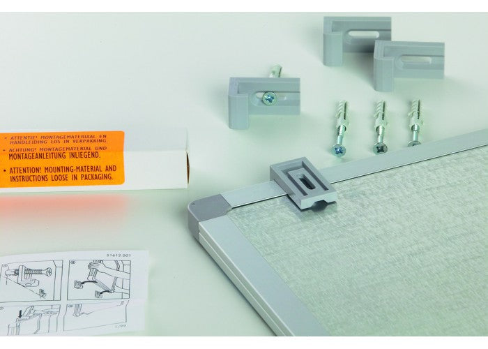 Tafel für Wandschienensystem