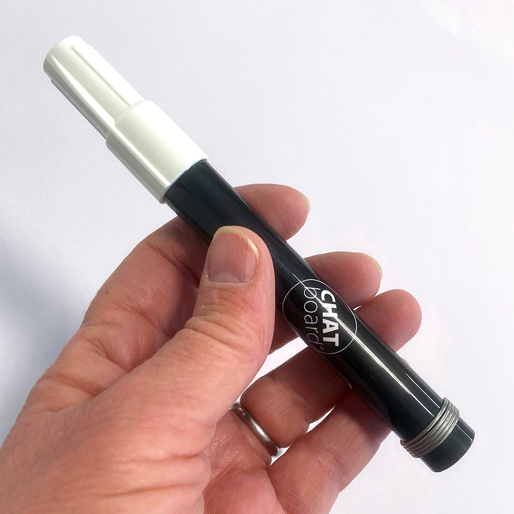 Glasboard Marker, Neonpen, Weiß