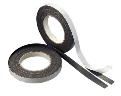 Selbstklebendes Magnetband 30 m x 12 mm, 1,5 mm dick, schwarz