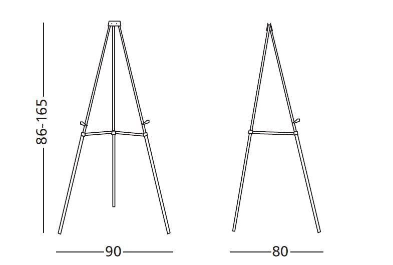 Staffelei für Whiteboards