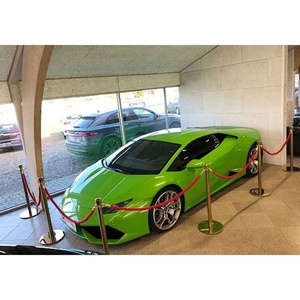 Absperrpfosten-System mit Seil (verschiedene Farben und Konfigurationen verfügbar)