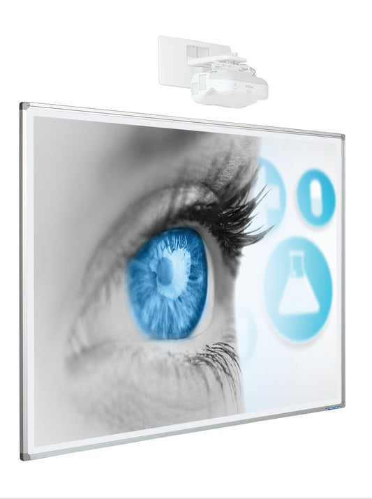 Whiteboard für Beamer, magnetisch, halbmat