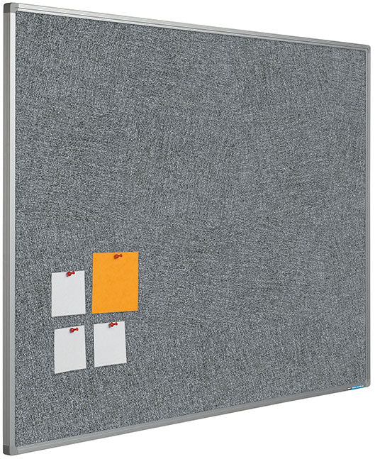 Pinnwand, Positive, mit Camira-Stoff, Dunkelgrau
