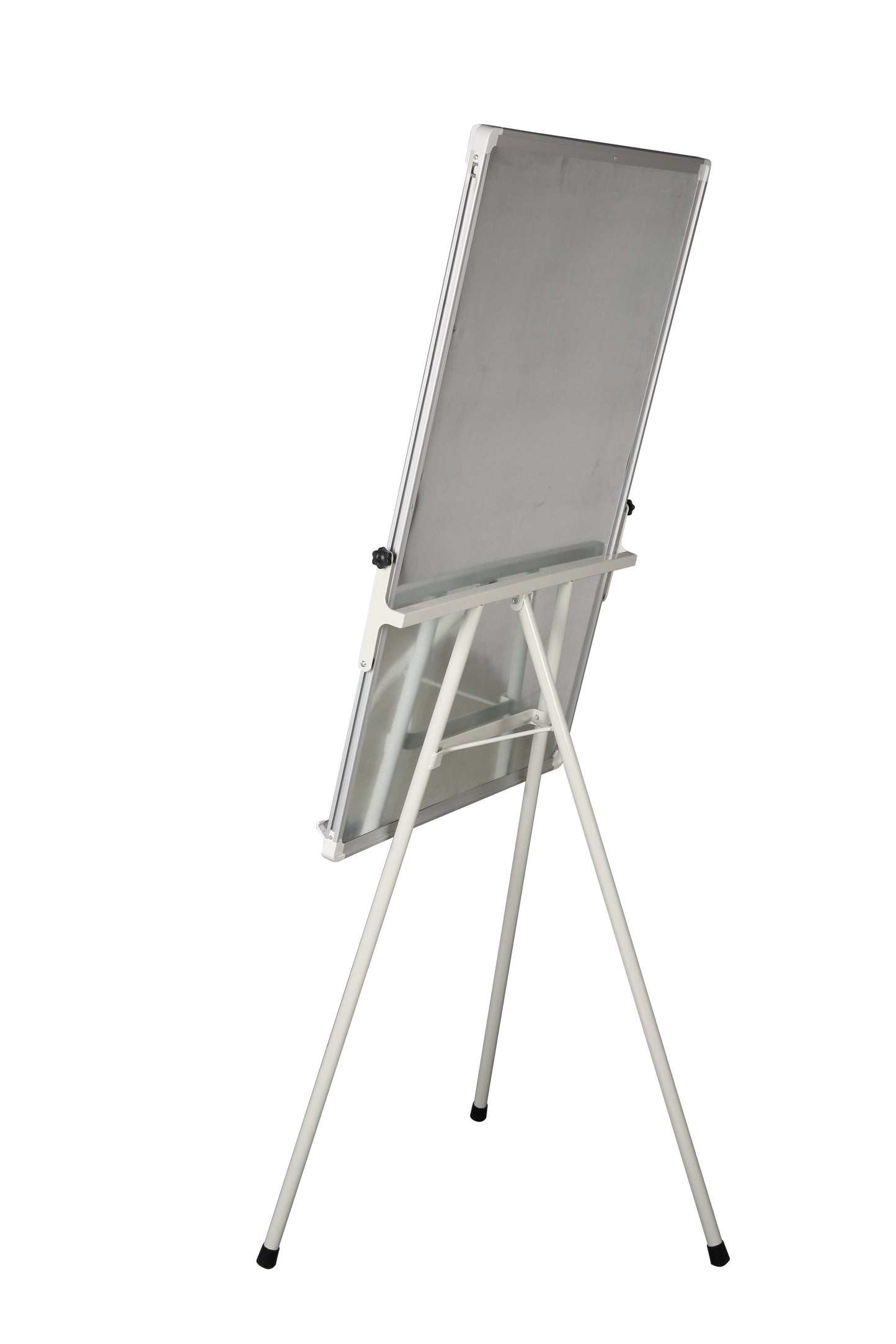 Flipchart Tafel Tripod, Magnetisches Whiteboard, 65 x 100 cm, Grau