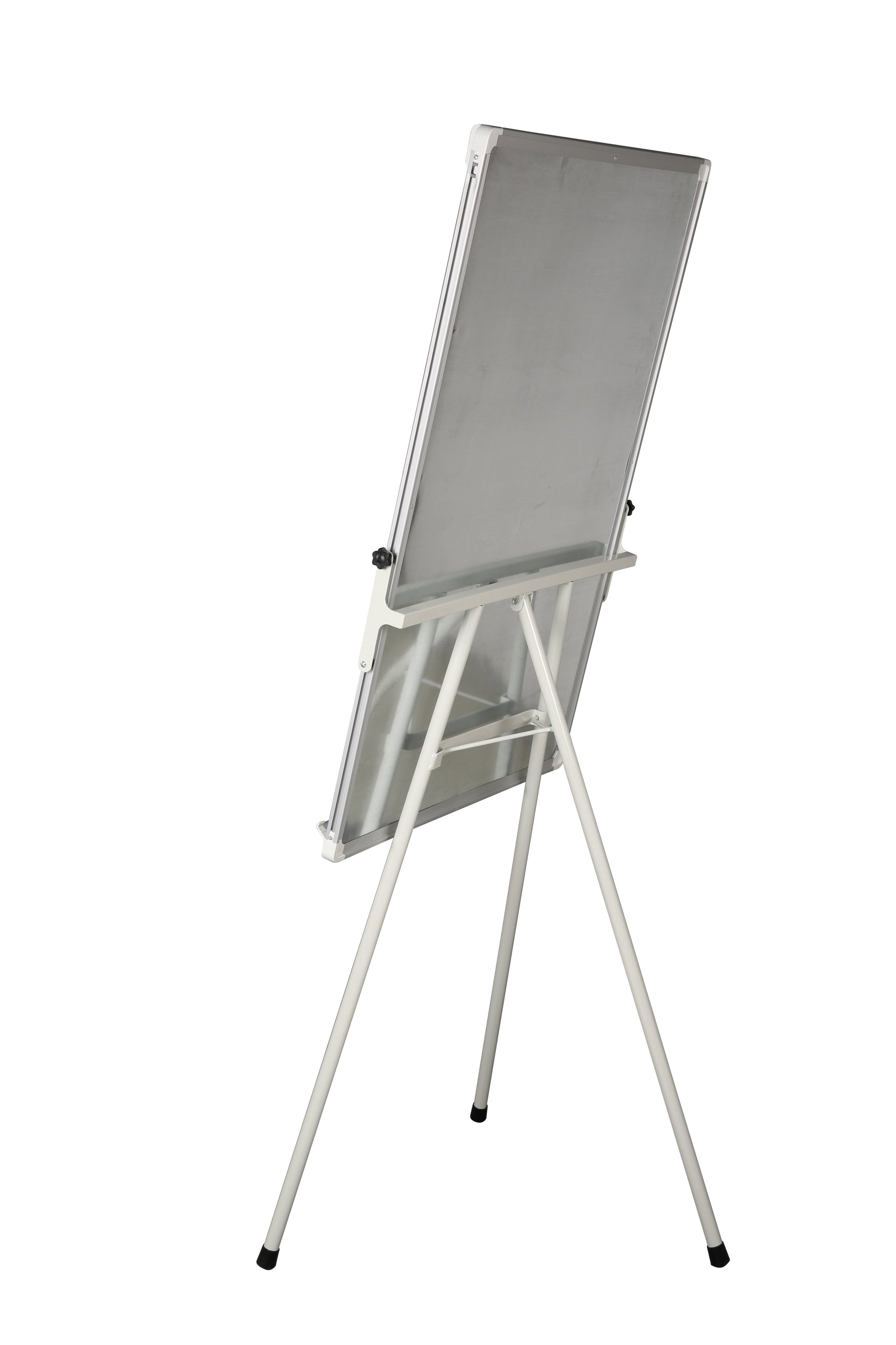 Flipchart Tafel Tripod, Magnetisches Whiteboard, 65 x 100 cm, Grau