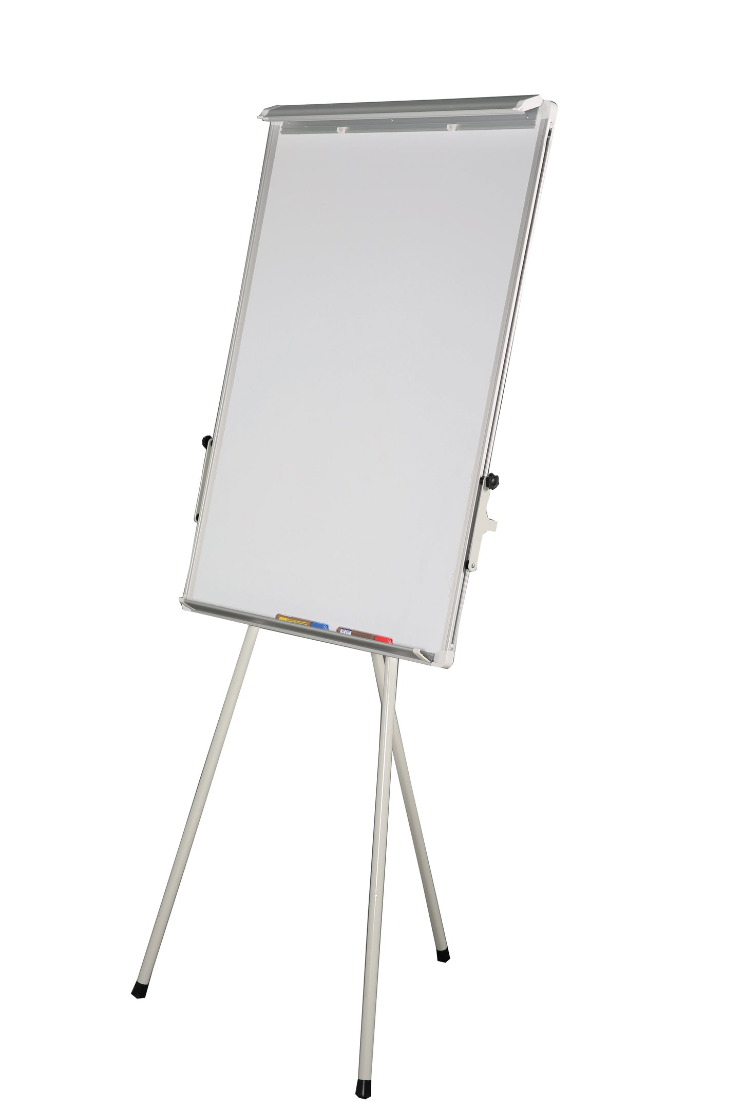 Flipchart Tafel Tripod, Magnetisches Whiteboard, 65 x 100 cm, Grau