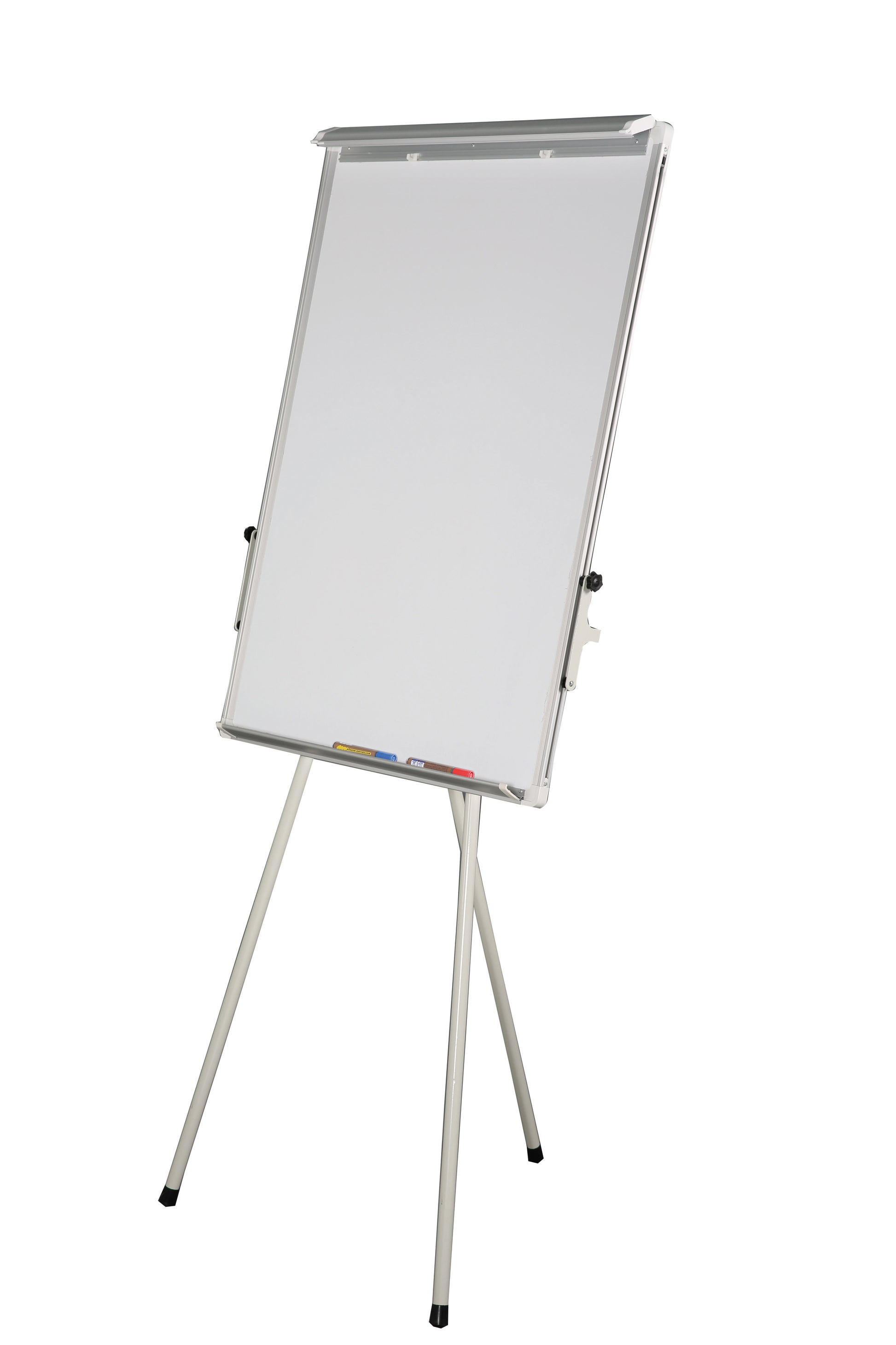 Flipchart Tafel Tripod, Magnetisches Whiteboard, 65 x 100 cm, Grau