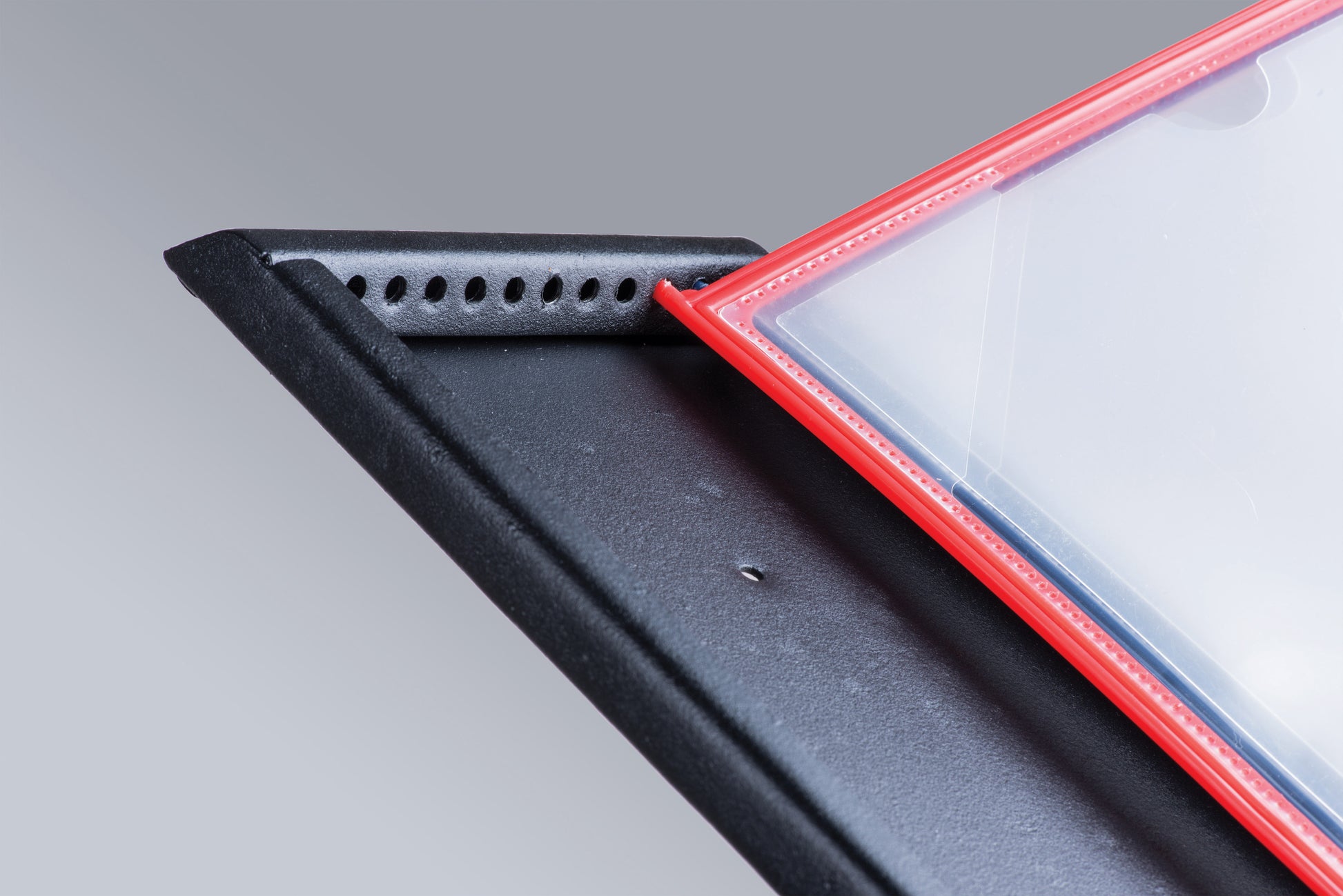 Halter für Registriersystem, Grau