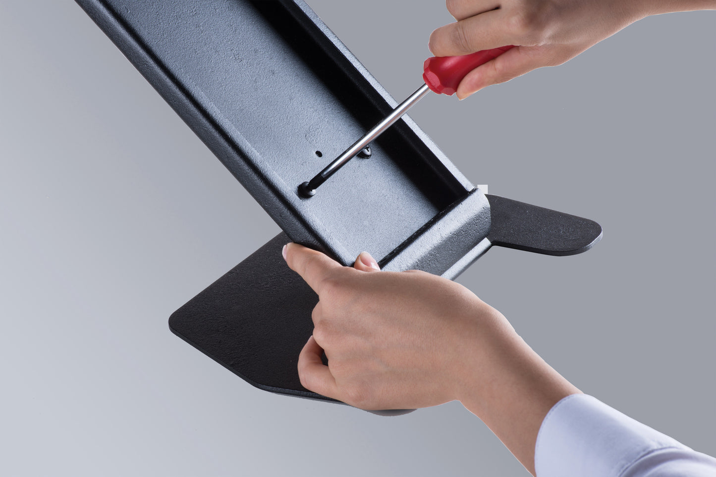 Halter für Registriersystem, Grau