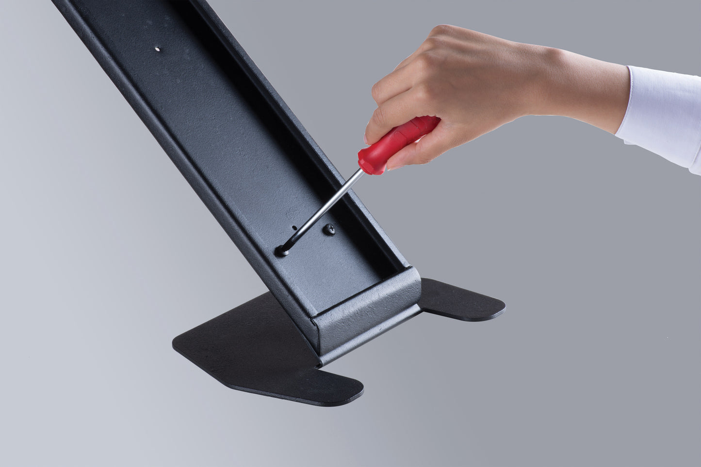 Halter für Registriersystem, Grau