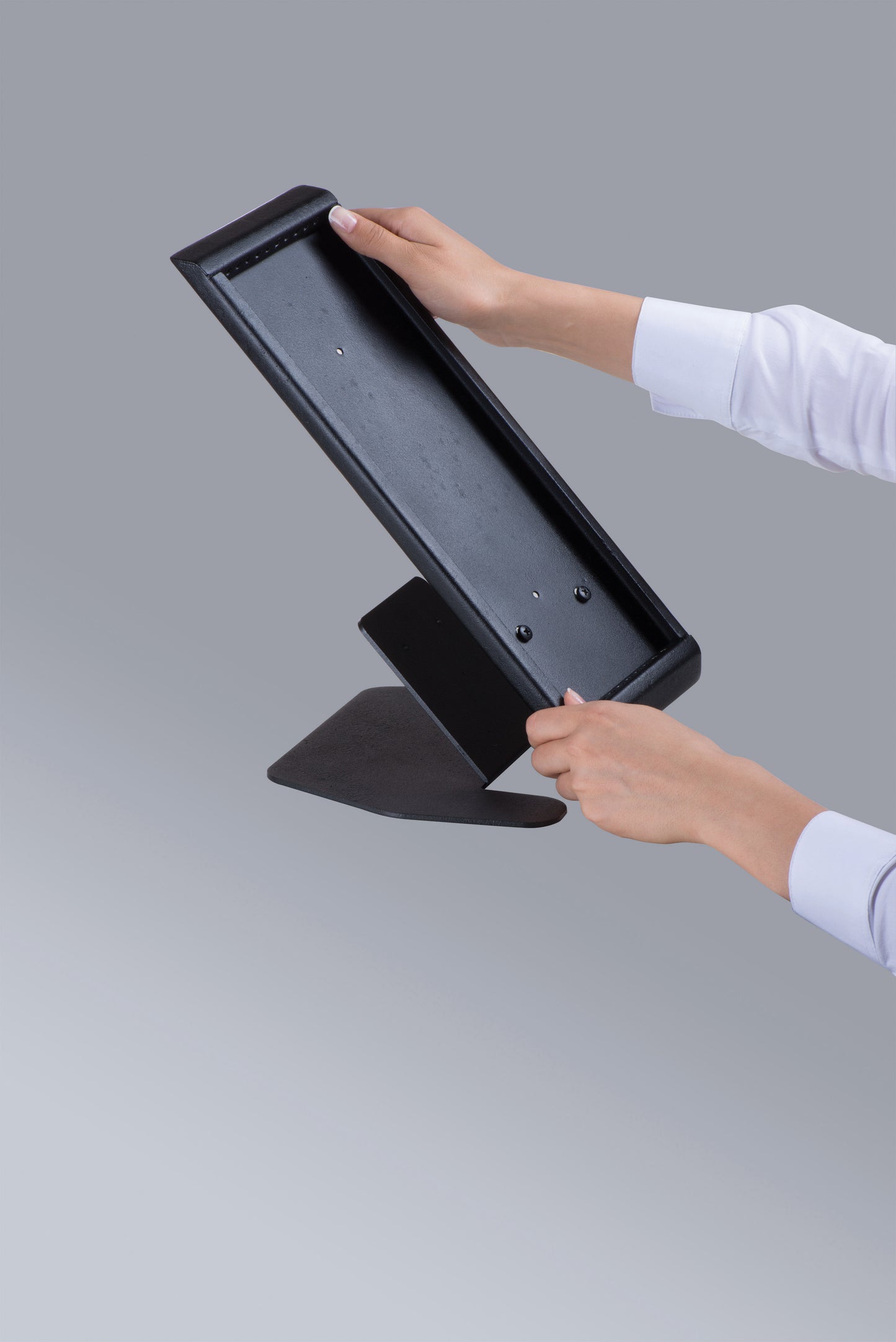 Halter für Registriersystem, Grau