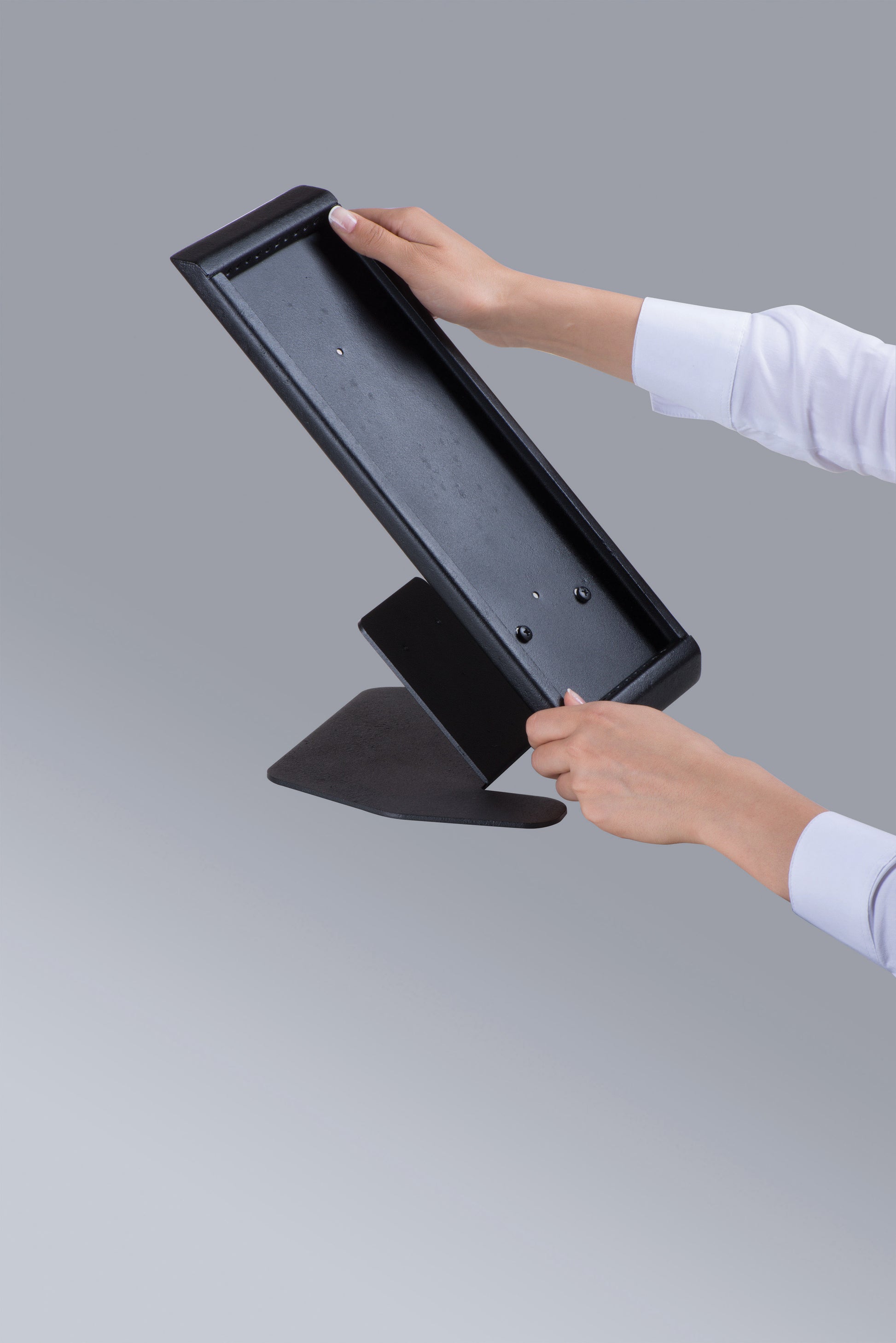 Halter für Registriersystem, Grau