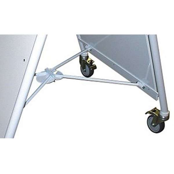 Kundenstopper mit Logoplatte, Ellipse Lux, A1, A1 - 59,4 x 84,1 cm