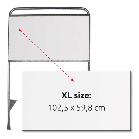 Maklerschild Logo-Platte für Estate Sign XL, 103 x 60 cm