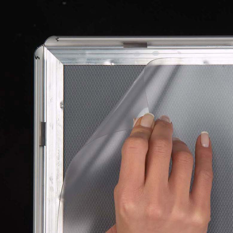 Klapprahmen, 15 mm Aluminiumprofil, Silber
