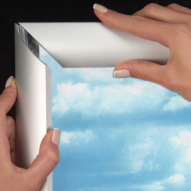 Klapprahmen, 45 mm Aluminiumprofil, Silber