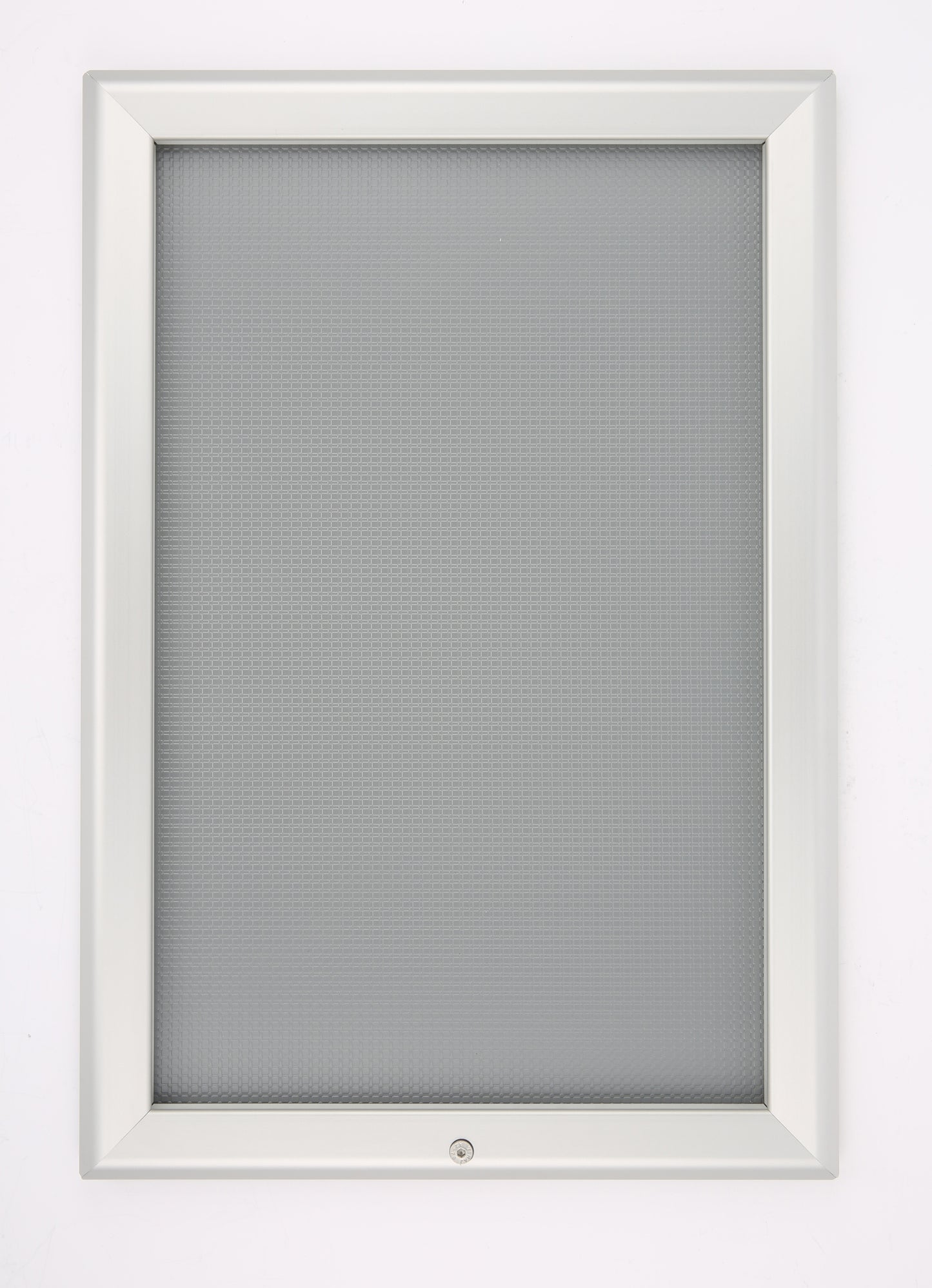 Klapprahmen, abschließbar, 32mm, Aluminiumprofil, Silber