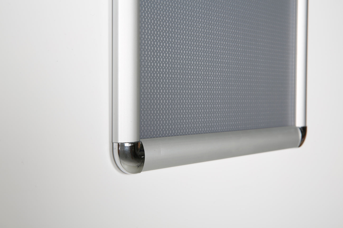 Klapprahmen, Rondo, Silber, 25 mm Aluminiumprofil
