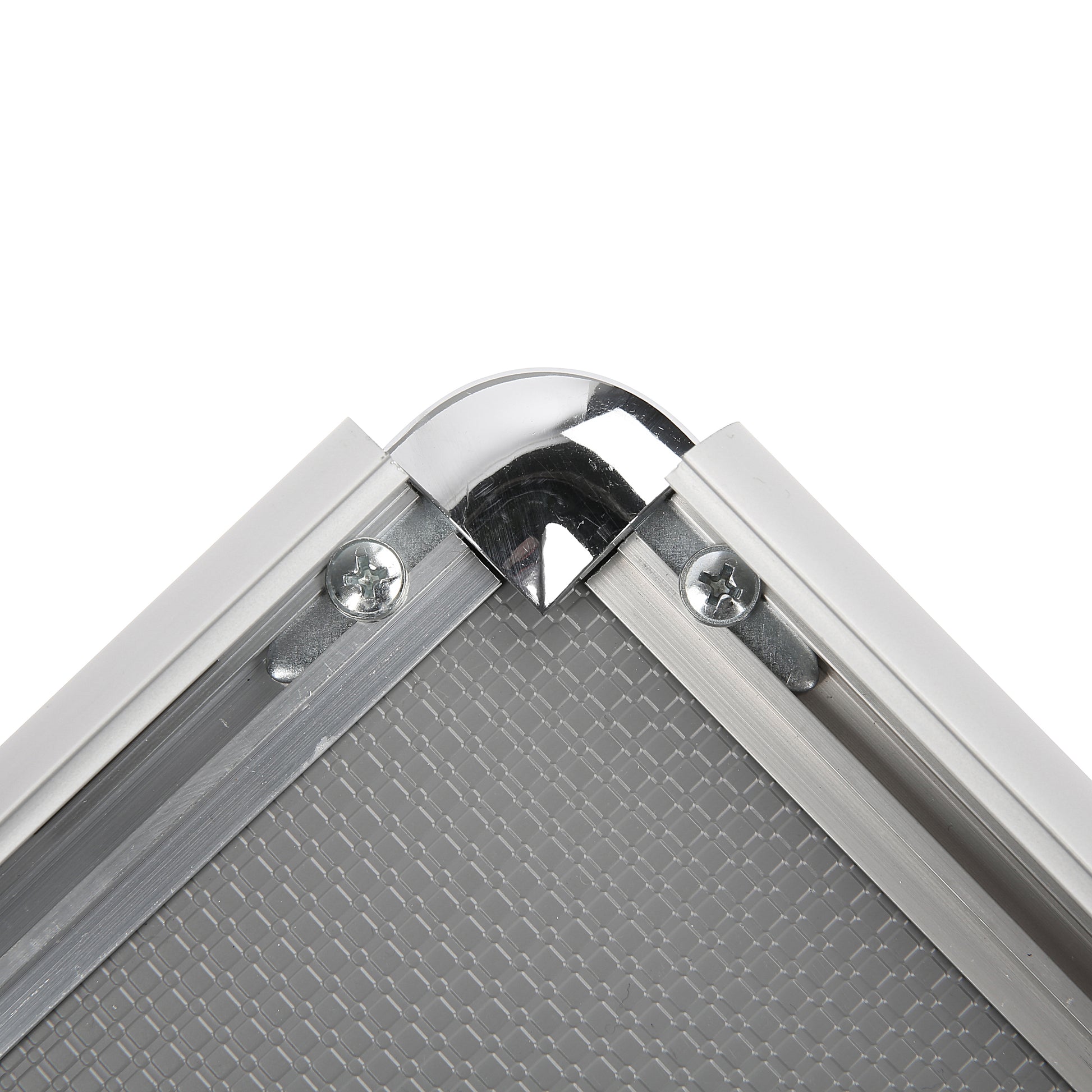 Klapprahmen, Rondo, Silber, 25 mm Aluminiumprofil