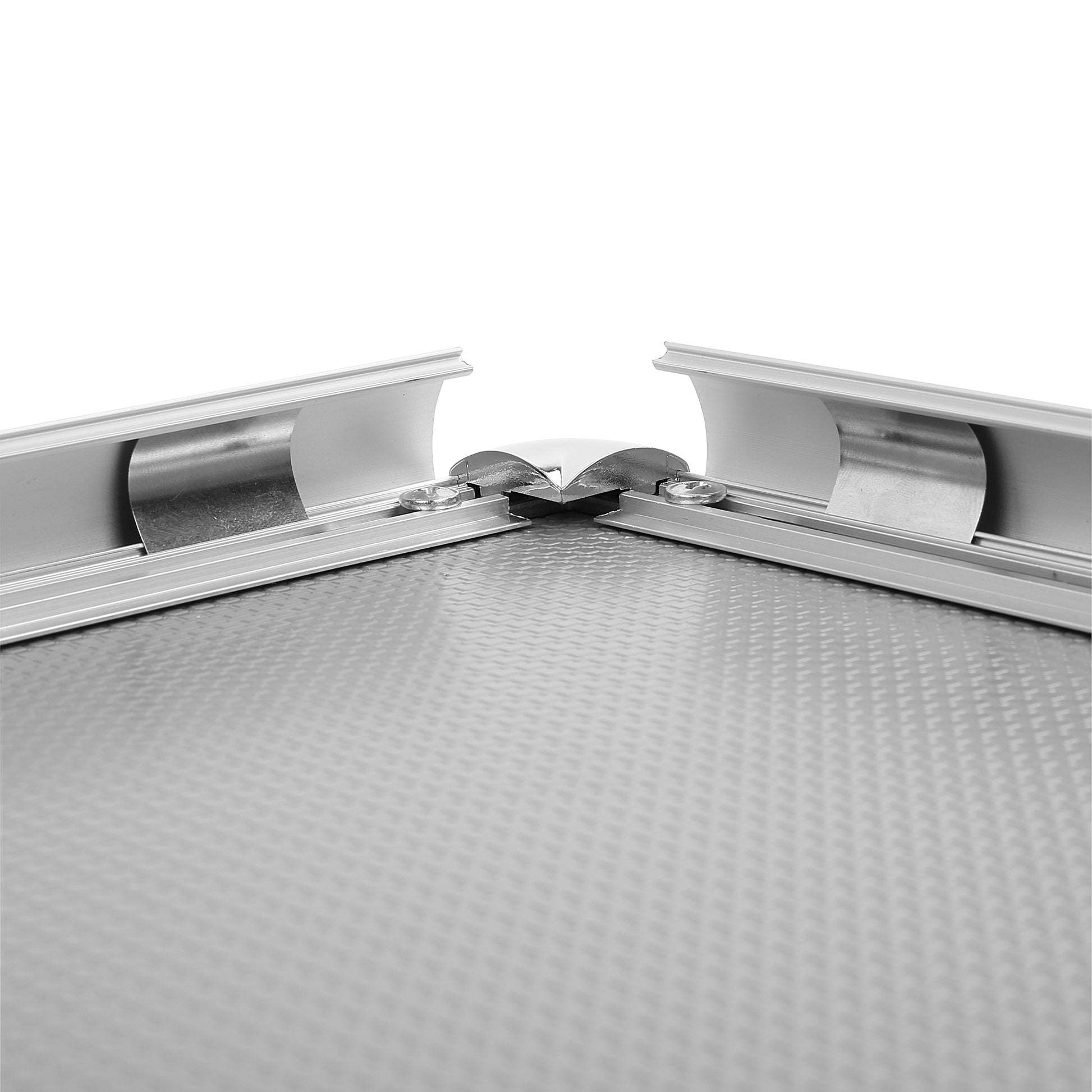 Klapprahmen, Rondo, Silber, 25 mm Aluminiumprofil