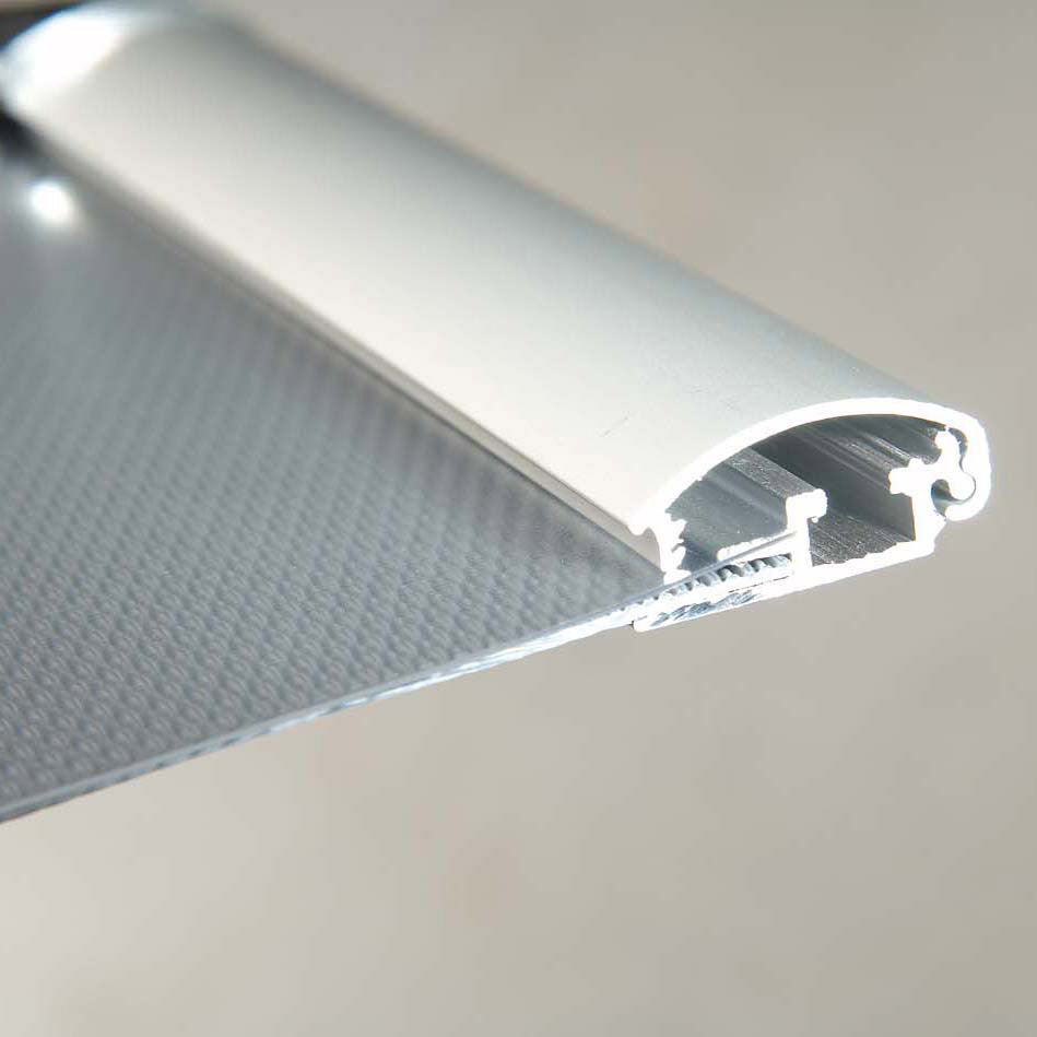 Klapprahmen, Rondo, Silber, 25 mm Aluminiumprofil