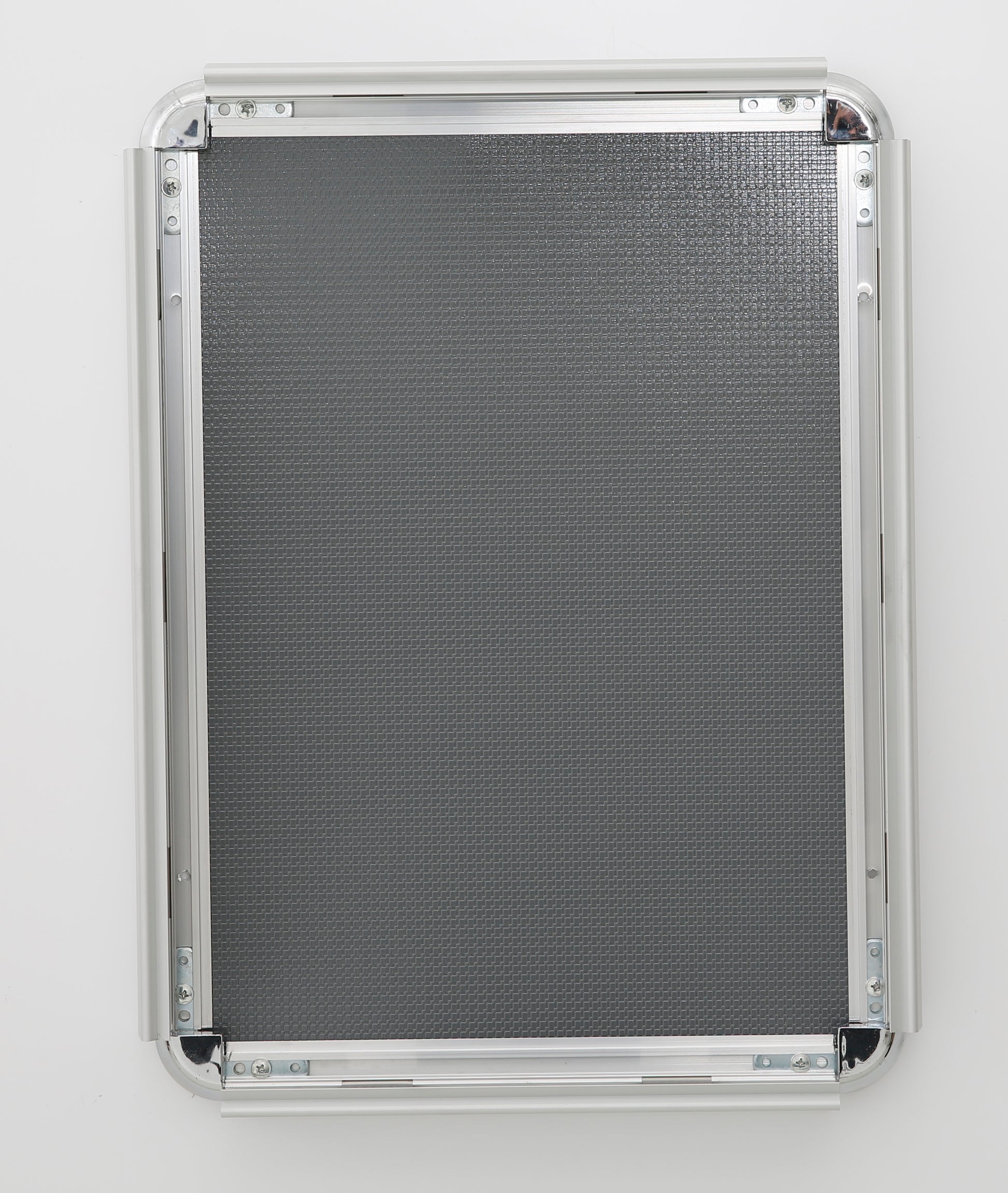 Klapprahmen, Rondo, Silber, 32 mm Aluminiumprofil