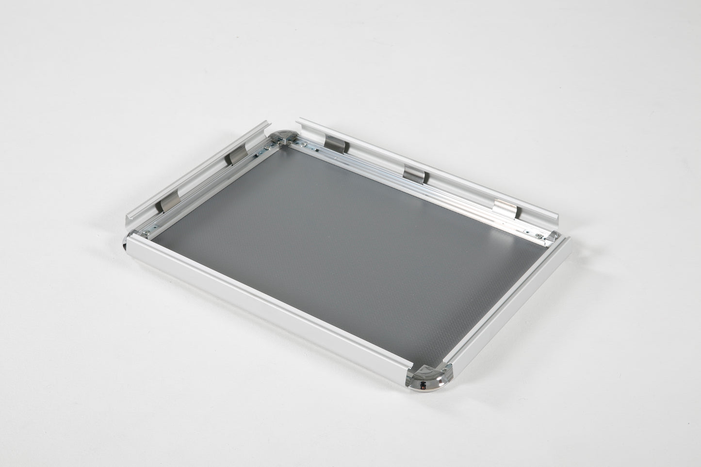 Klapprahmen, Rondo, Silber, 32 mm Aluminiumprofil