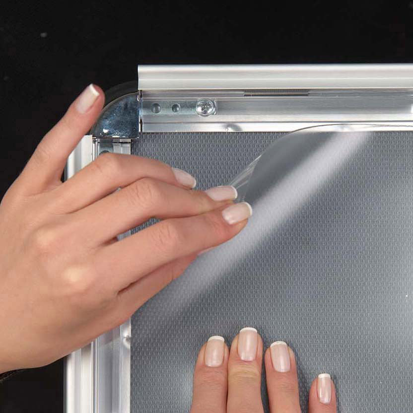 Klapprahmen, Rondo, Silber, 32 mm Aluminiumprofil