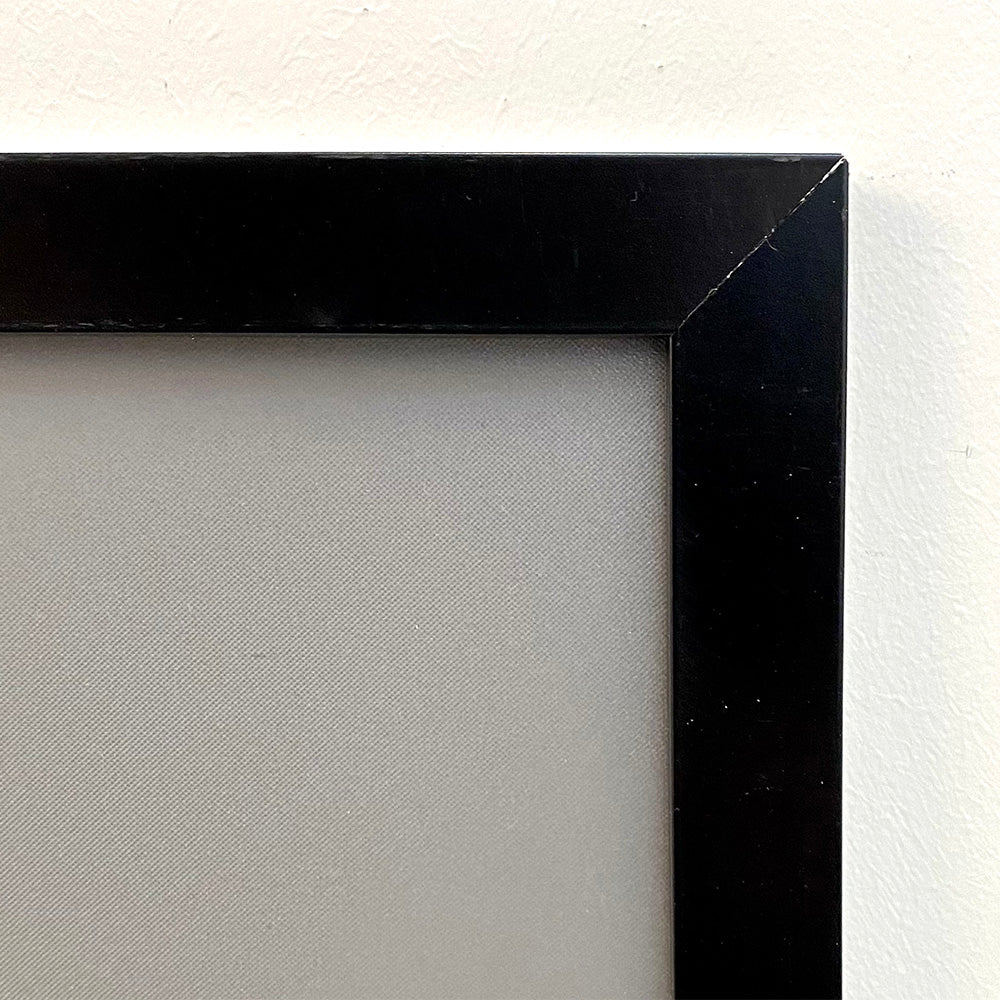 Klapprahmen, 20 mm Aluminium Flachprofil, Schwarz