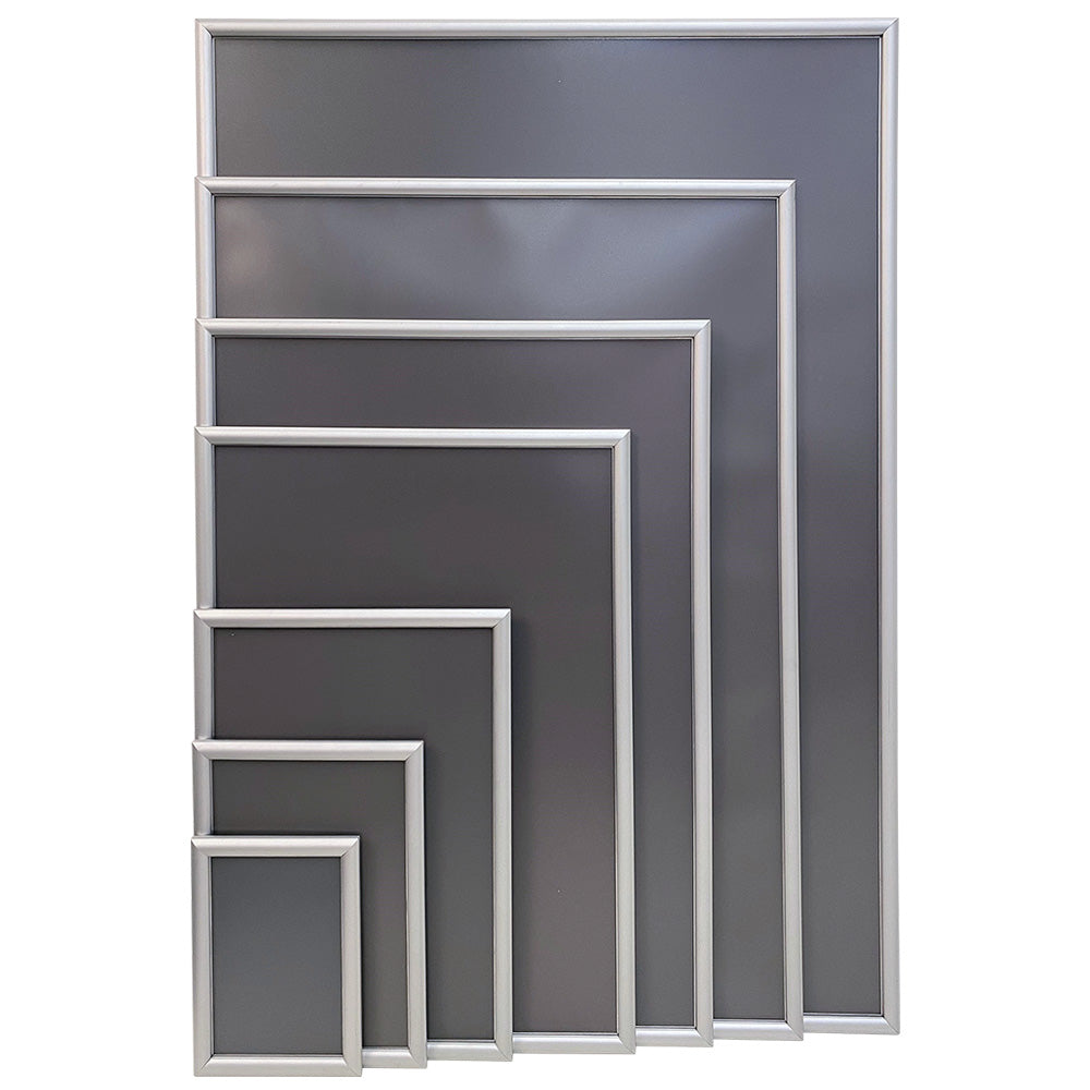 Klapprahmen, 17 mm Aluminiumprofil, Silber