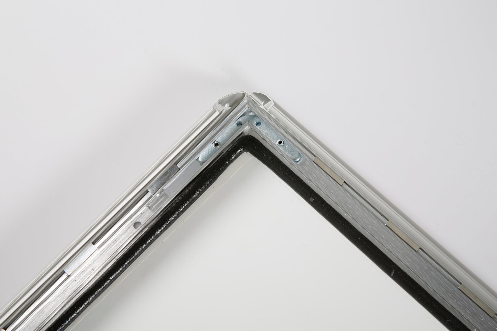 Klapprahmen, Watersafe, 25 mm Aluminiumprofil, Silber