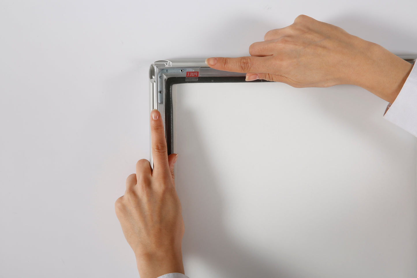 Klapprahmen, Watersafe, 25 mm Aluminiumprofil, Silber
