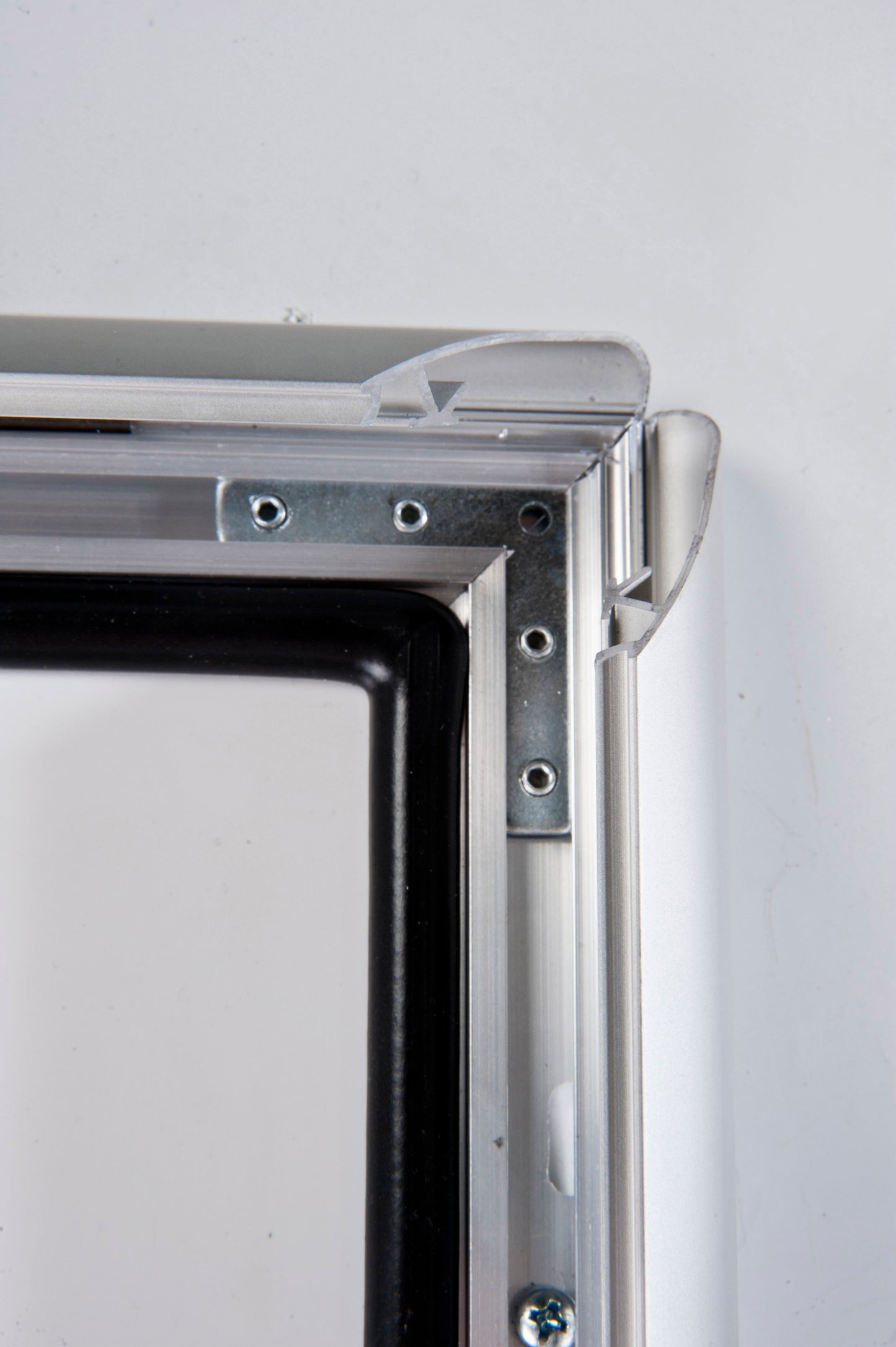 Klapprahmen, Watersafe, 35 mm Aluminiumprofil, Silber