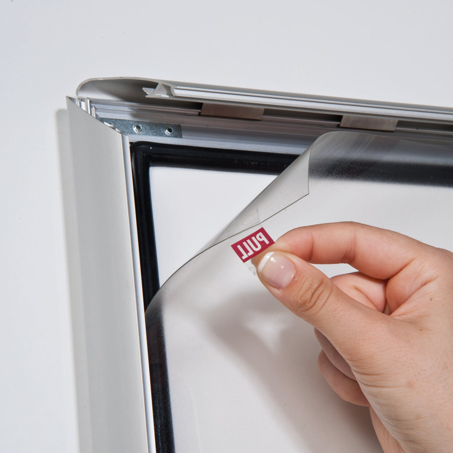Klapprahmen, Watersafe, 35 mm Aluminiumprofil, Silber
