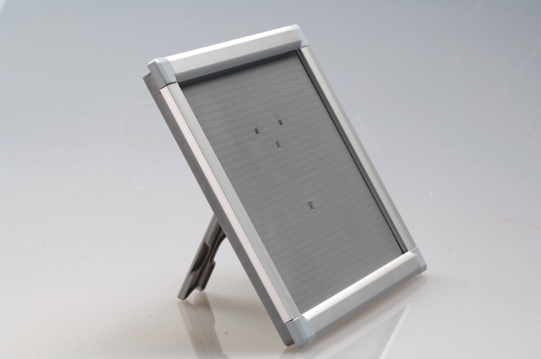 Klapprahmen, Opti, 14 mm Aluminiumprofil, Silber