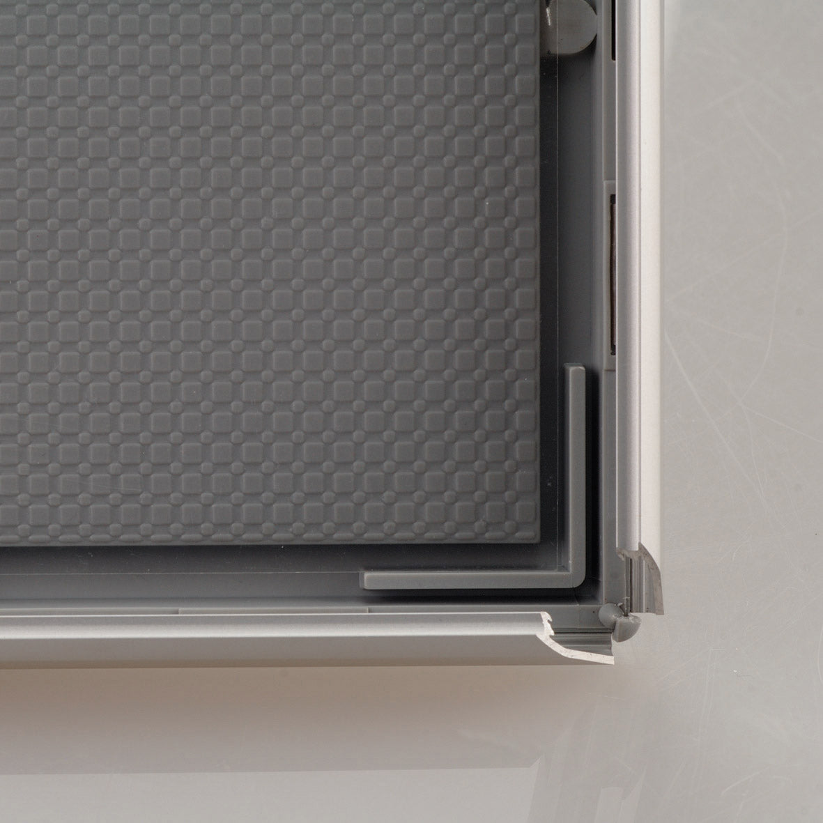Klapprahmen, Opti, 14 mm Aluminiumprofil, Silber