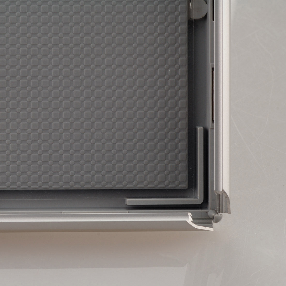 Klapprahmen, Opti, 14 mm Aluminiumprofil, Silber