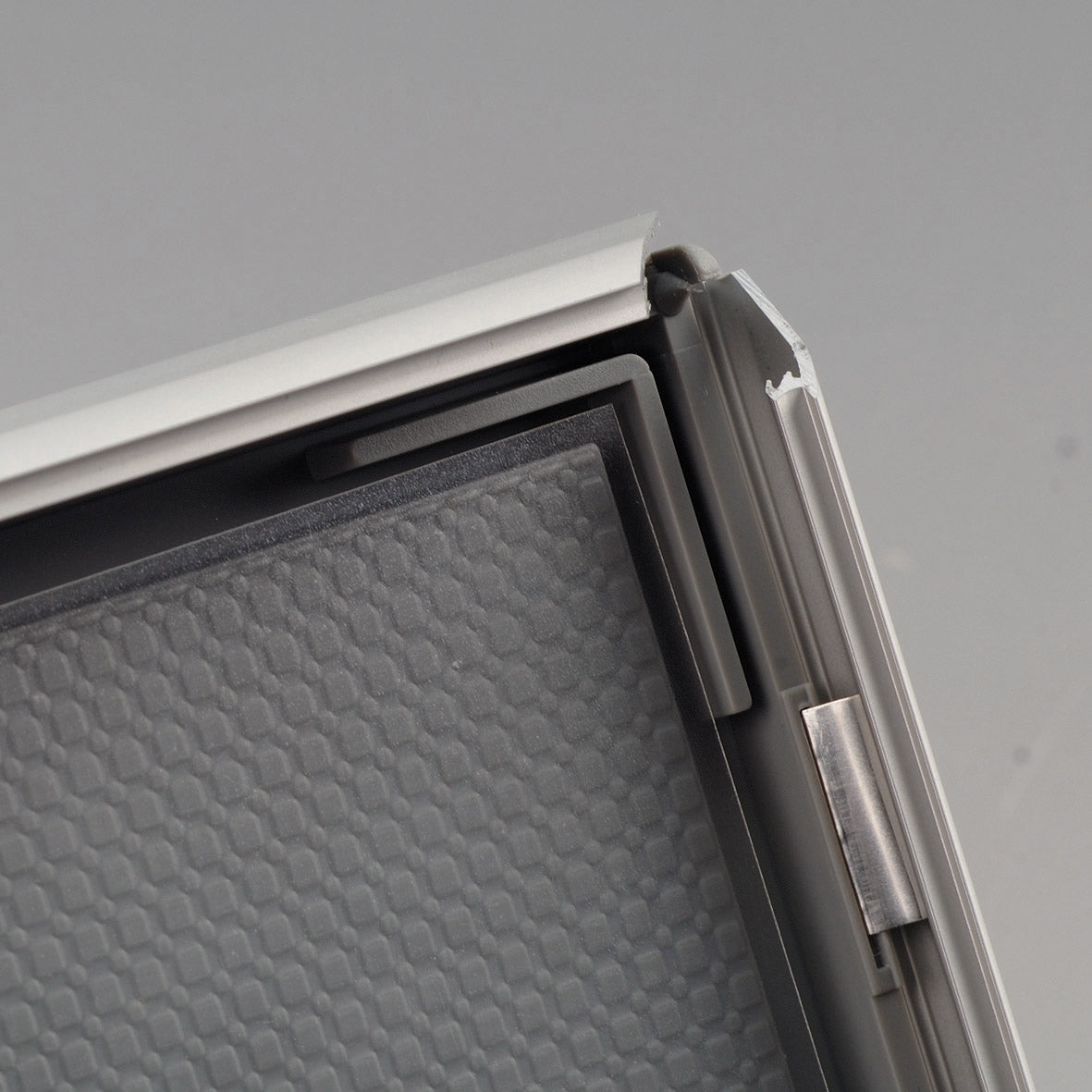 Klapprahmen, Opti, 14 mm Aluminiumprofil, Silber