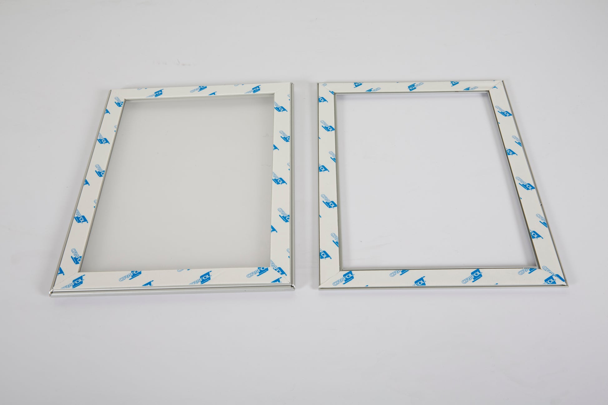 Klapprahmen, Window, 25 mm Aluminiumprofil, doppeltseitig, Silber