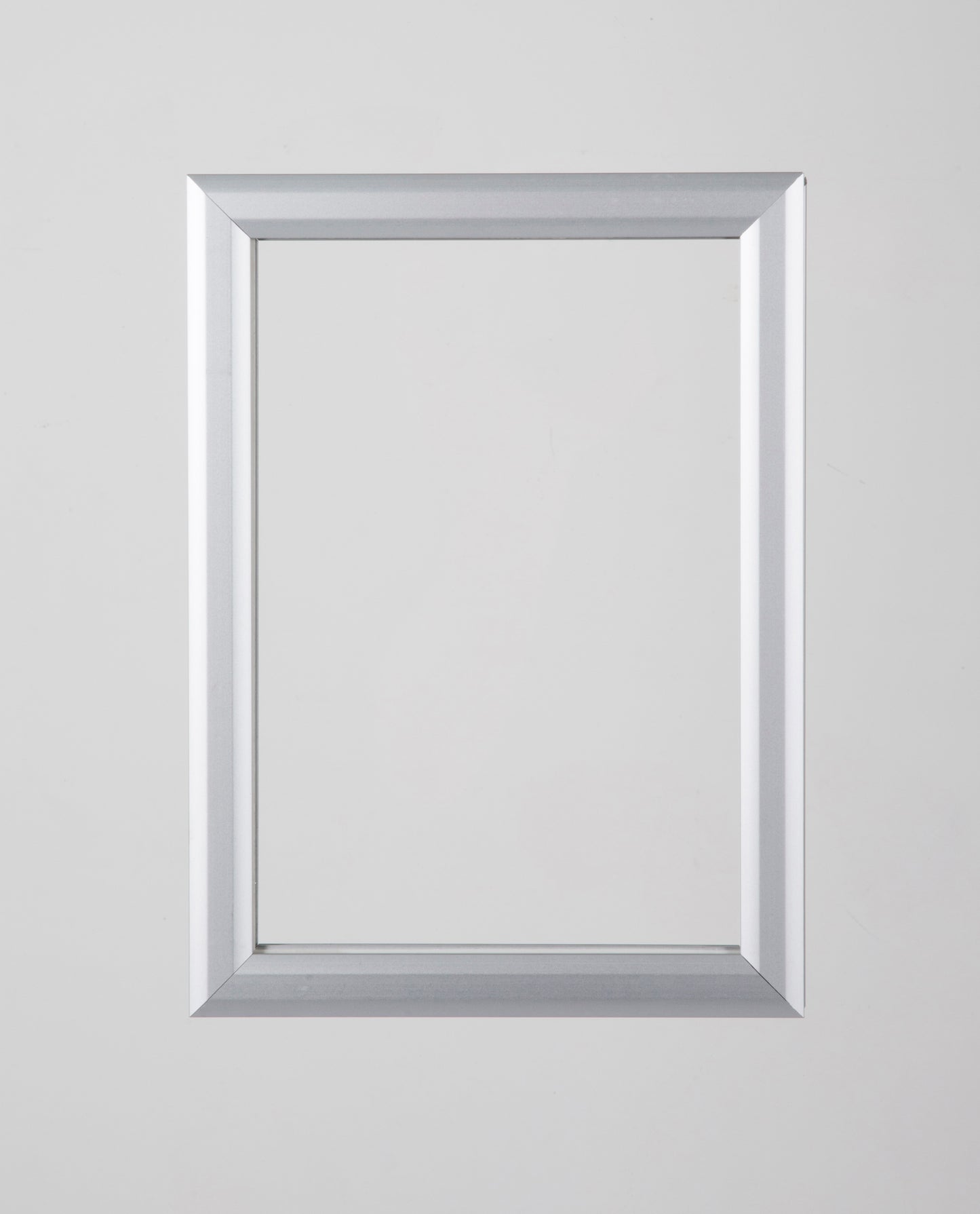 Klapprahmen, Window, 25 mm Aluminiumprofil, doppeltseitig, Silber