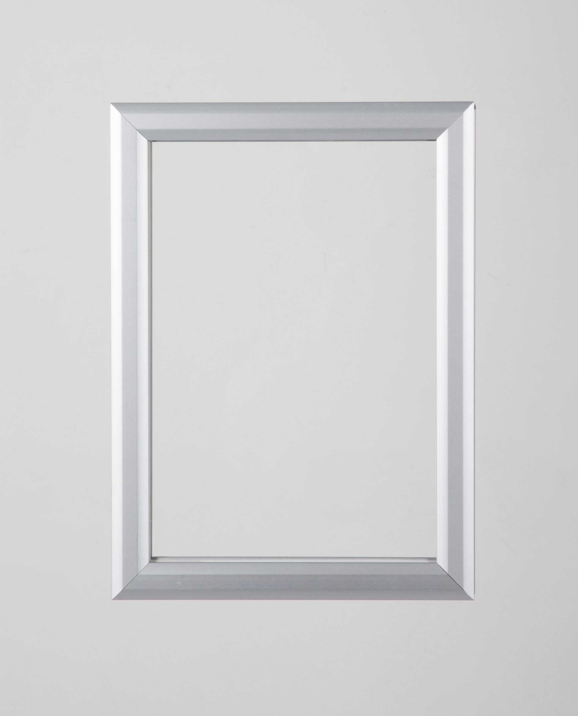 Klapprahmen, Window, 25 mm Aluminiumprofil, doppeltseitig, Silber