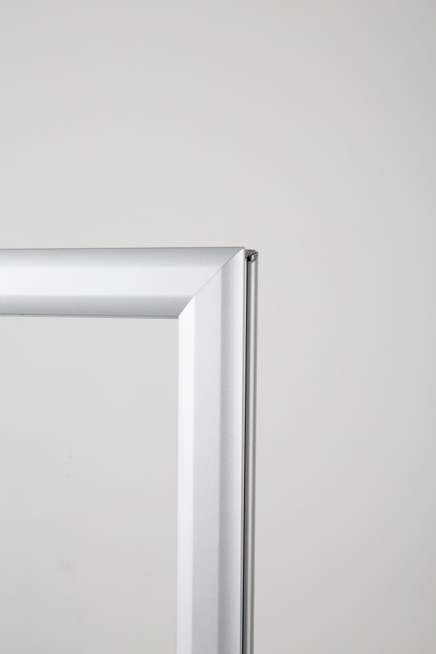 Klapprahmen, Window, 25 mm Aluminiumprofil, doppeltseitig, Silber
