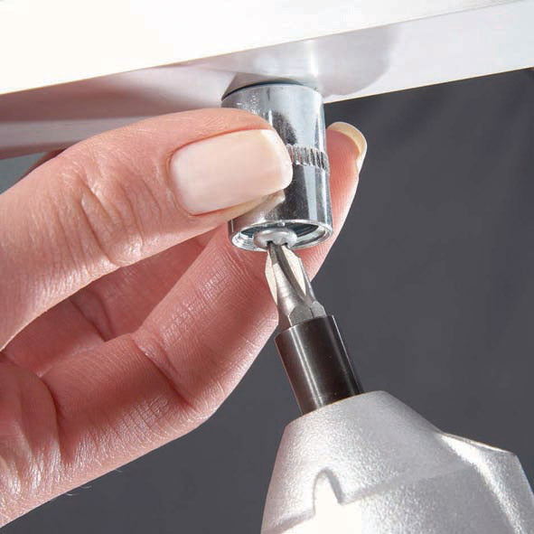 Hängender Klapprahmen, Silber, Aluminium, 25 mm Profil, doppeltseitig