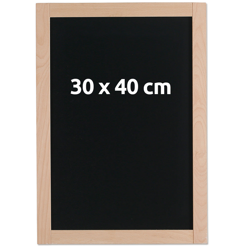 Kreidetafel für die Wand, Schwarz, 38 mm Holzrahmen