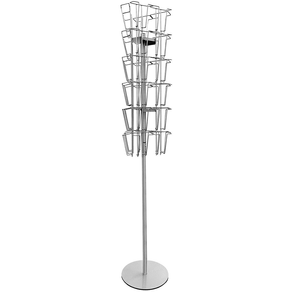 Draht Prospektständer Stahl 36 x A6 / M65 Silber