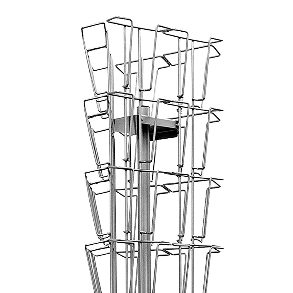 Draht Prospektständer Stahl 36 x A6 / M65 Silber
