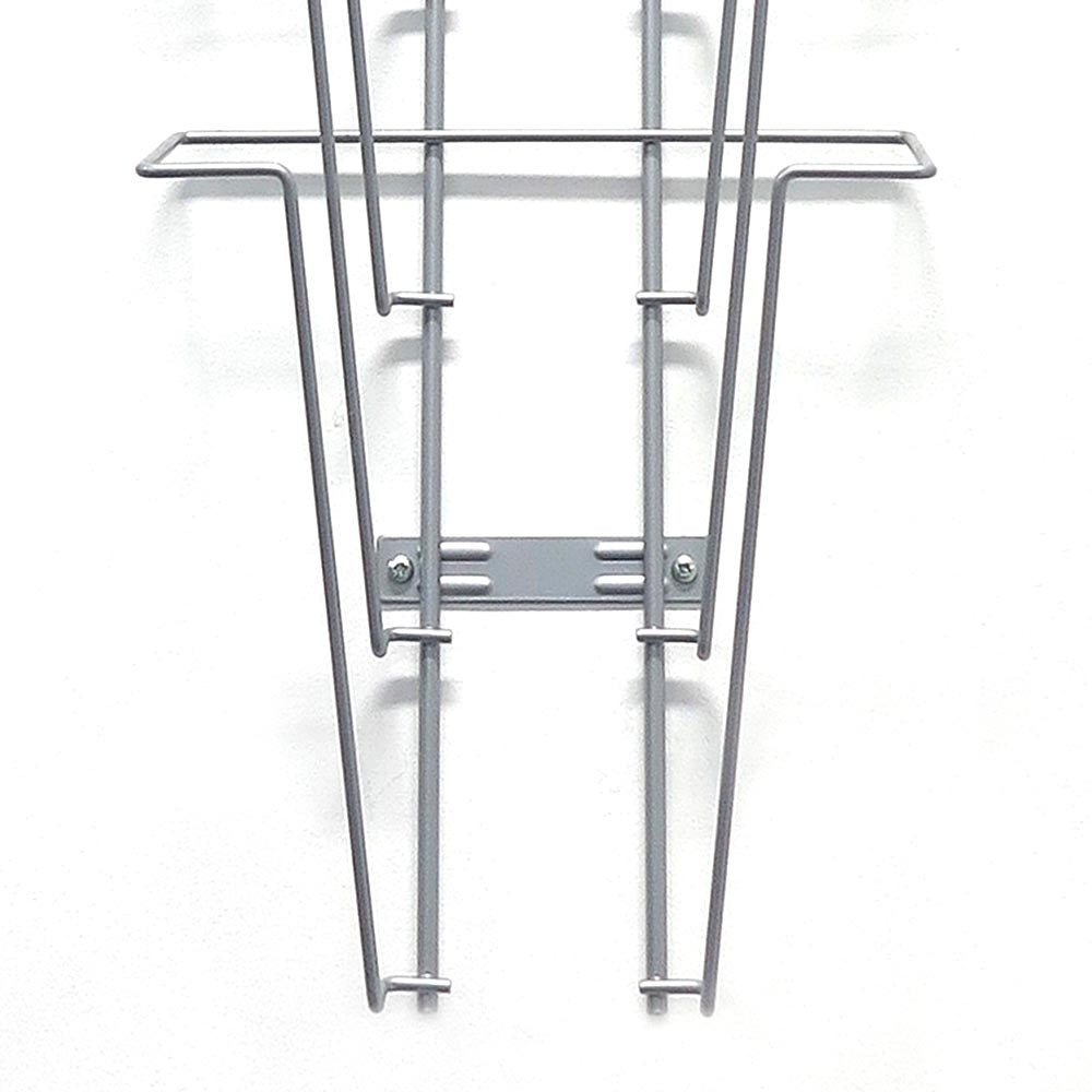 Prospekthalter aus Draht, Wandmontage