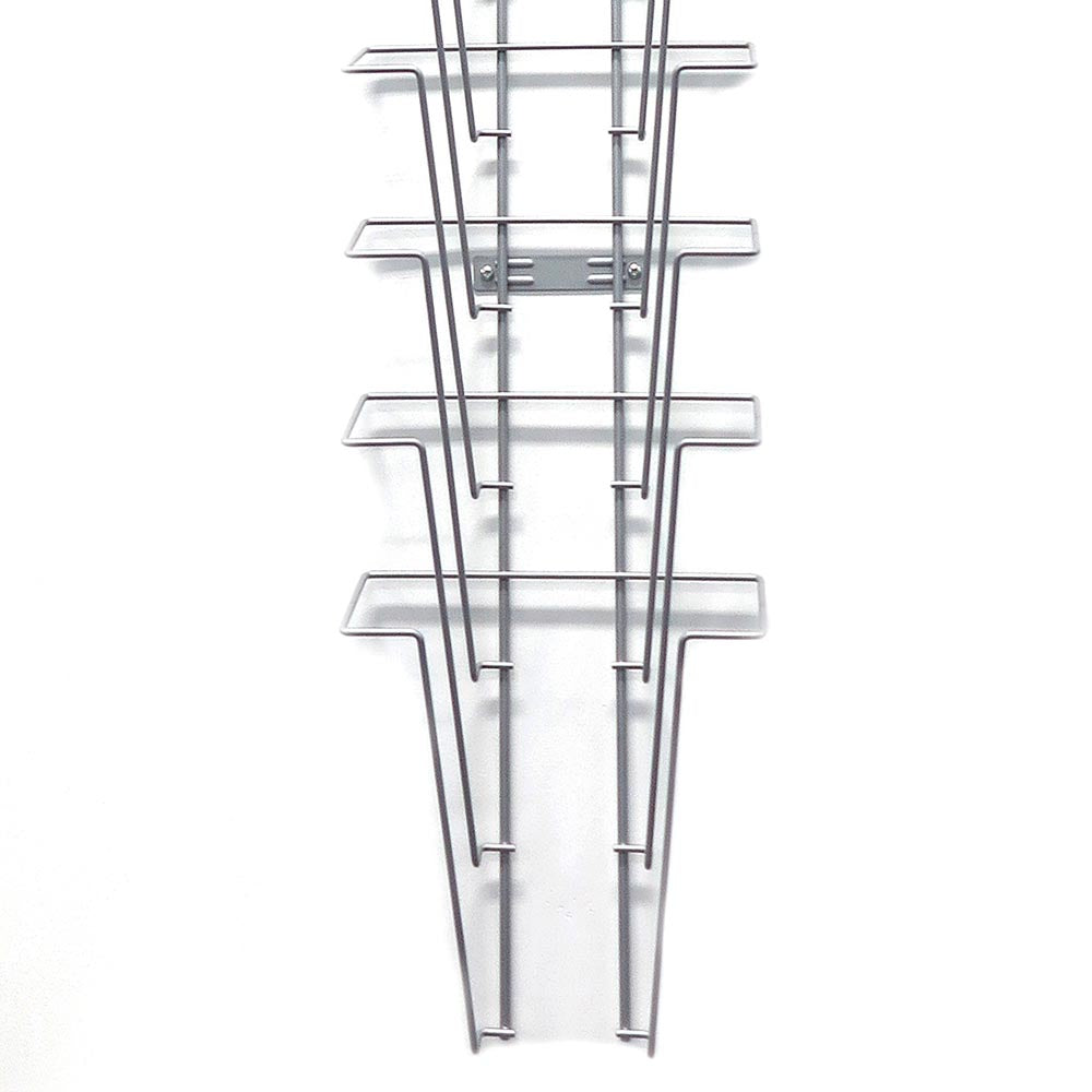 Prospekthalter aus Draht, Wandmontage